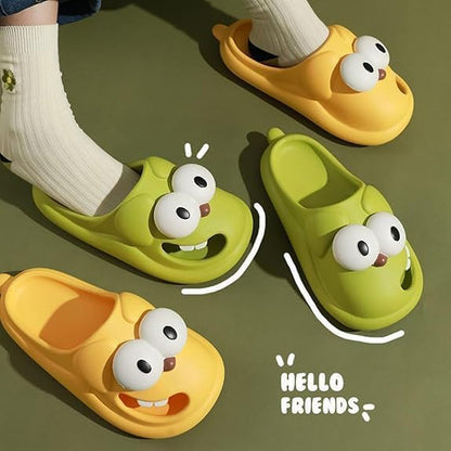 3D Big Eye Dog Tongue Kiss Slippers🤪