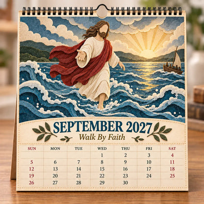 ✝️ 2027 Walking With Jesus Wall Calendar