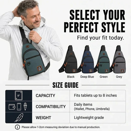 🔥HOT SALE🔥Waterproof Multi-pocket Crossbody Sling Bag