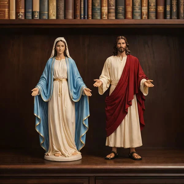 🙏✝️Jesus Christ & Virgin Mary Limited Collector’s Edition Figure