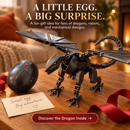 🔥DragonMorph – Egg to Dragon Transforming Mechanical Toy
