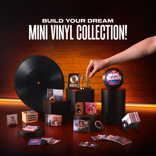 Mini Vinyl Record Player Blind Box | Retro Turntable Collectible Miniature Toy & Desktop Decor