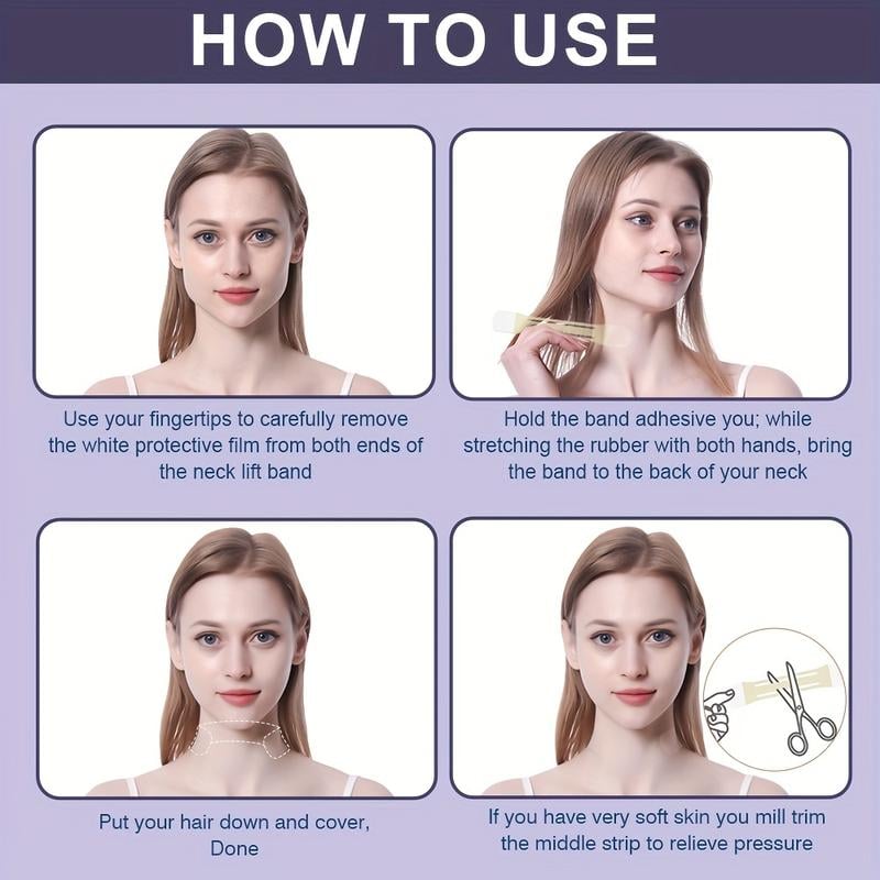 🔥Face Neck Lifting Tape (Long-Lasting)