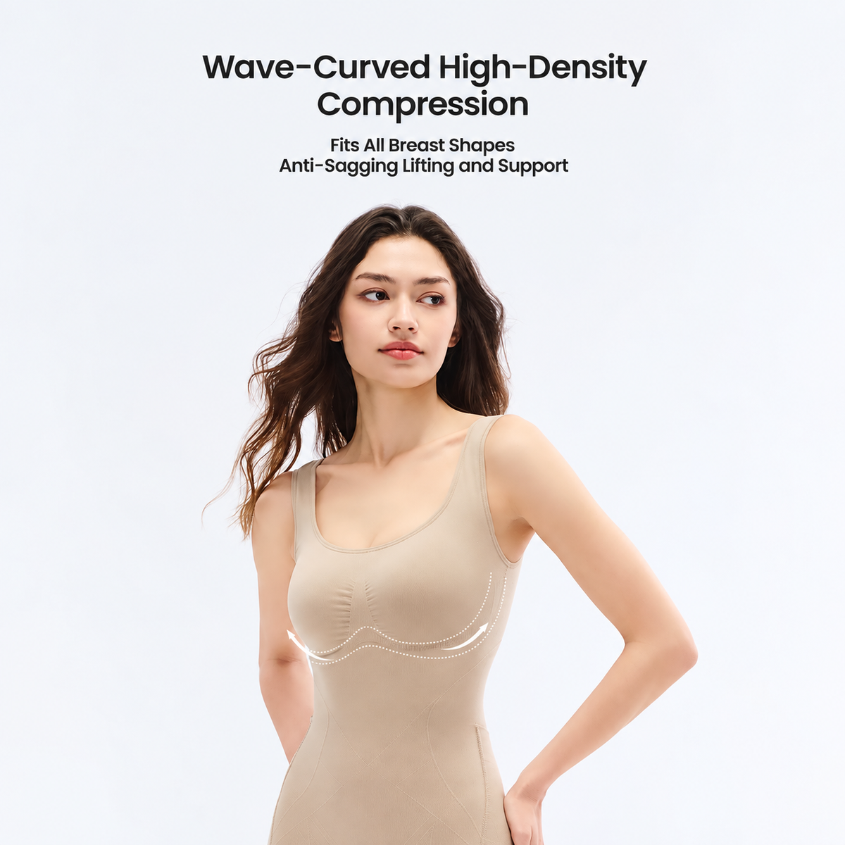🔥 Tummy Control Butt-Lifting Faja Bodysuit – Full-Body Shaper with Back Support & Cotton Gusset