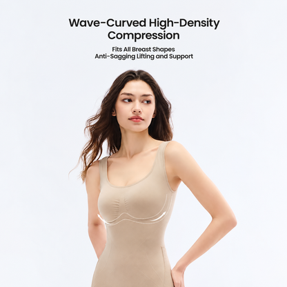 🔥 Tummy Control Butt-Lifting Faja Bodysuit – Full-Body Shaper with Back Support & Cotton Gusset