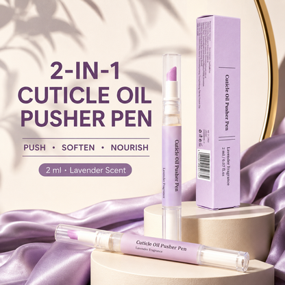 🔥Limited Time 50% OFF | Cuticle Remover Pen Set with Cuticle Oil, Portable Cuticle Softener for Home DIY & Professional Nail Salon Manicure