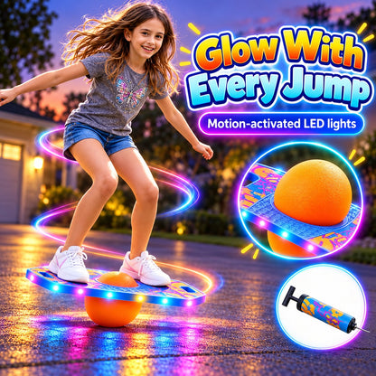 Jump Into Fun: The Ultimate LED Pogo Trick Ball ✨