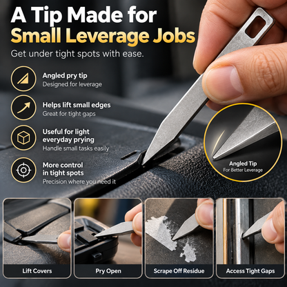 🔑 Pocket Pry Bar – Compact EDC Keychain Tool for Everyday Tasks
