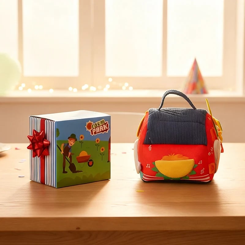 📢📢50% OFF !! ⏰Interactive Plush Farm House Toy Set for Kids