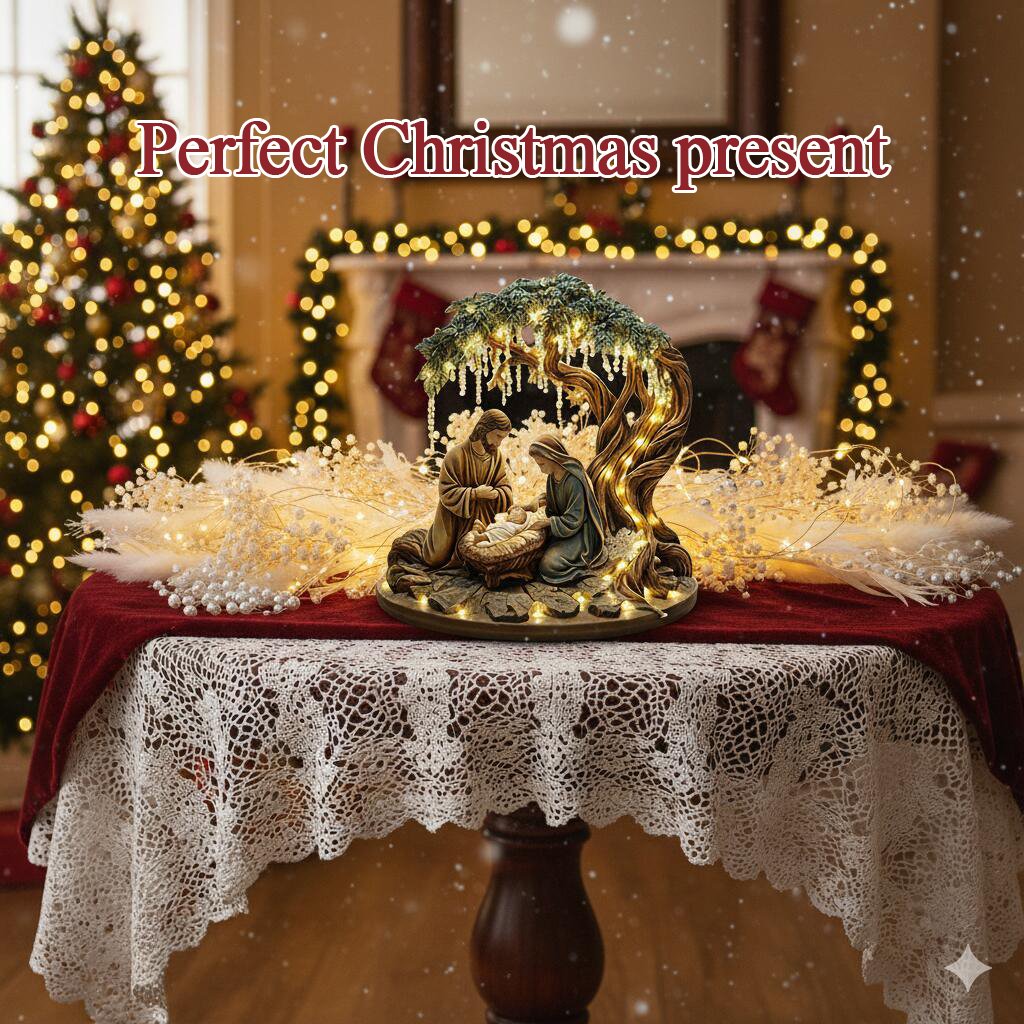 ⚡️FLASH SALE 70% OFF - 🎄🎁Christmas Nativity Scene Decorative Figurine