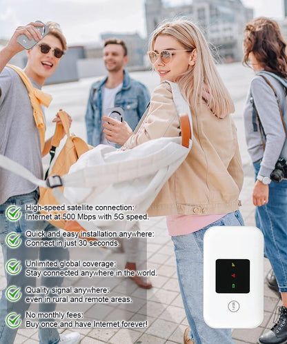 One-Time Purchase for Lifetime Free Global 5G+ Internet