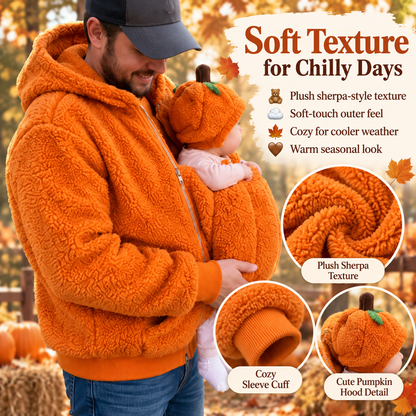 🎃 Mom & Baby Pumpkin Hoodie – Cozy Matching Fall Outfit for Halloween & Autumn Moments