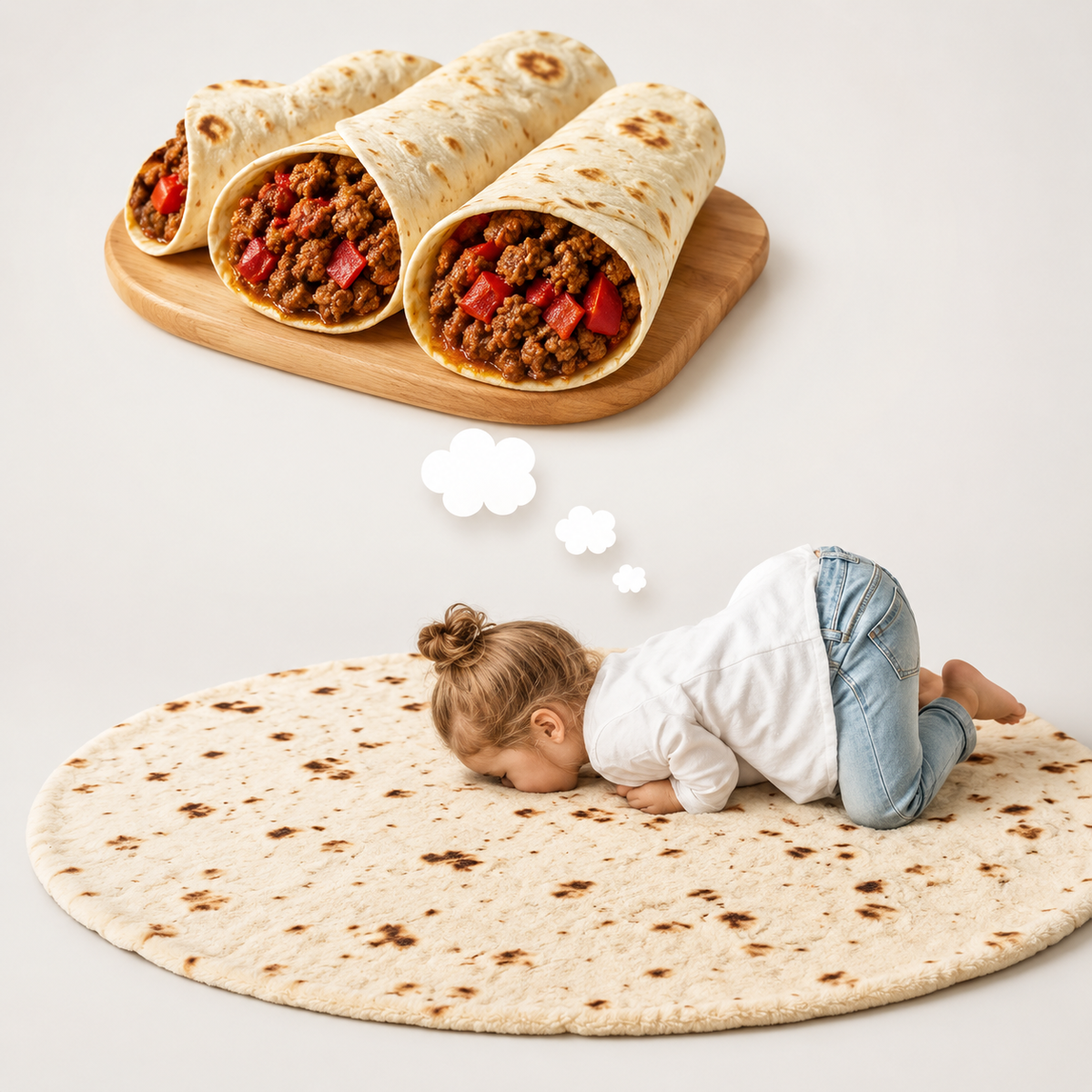 🔥 Limited-Time 49% OFF😍🍕 Realistic Food Blanket | Pizza, Donut & Tortilla Cozy Throw 🍩🌯