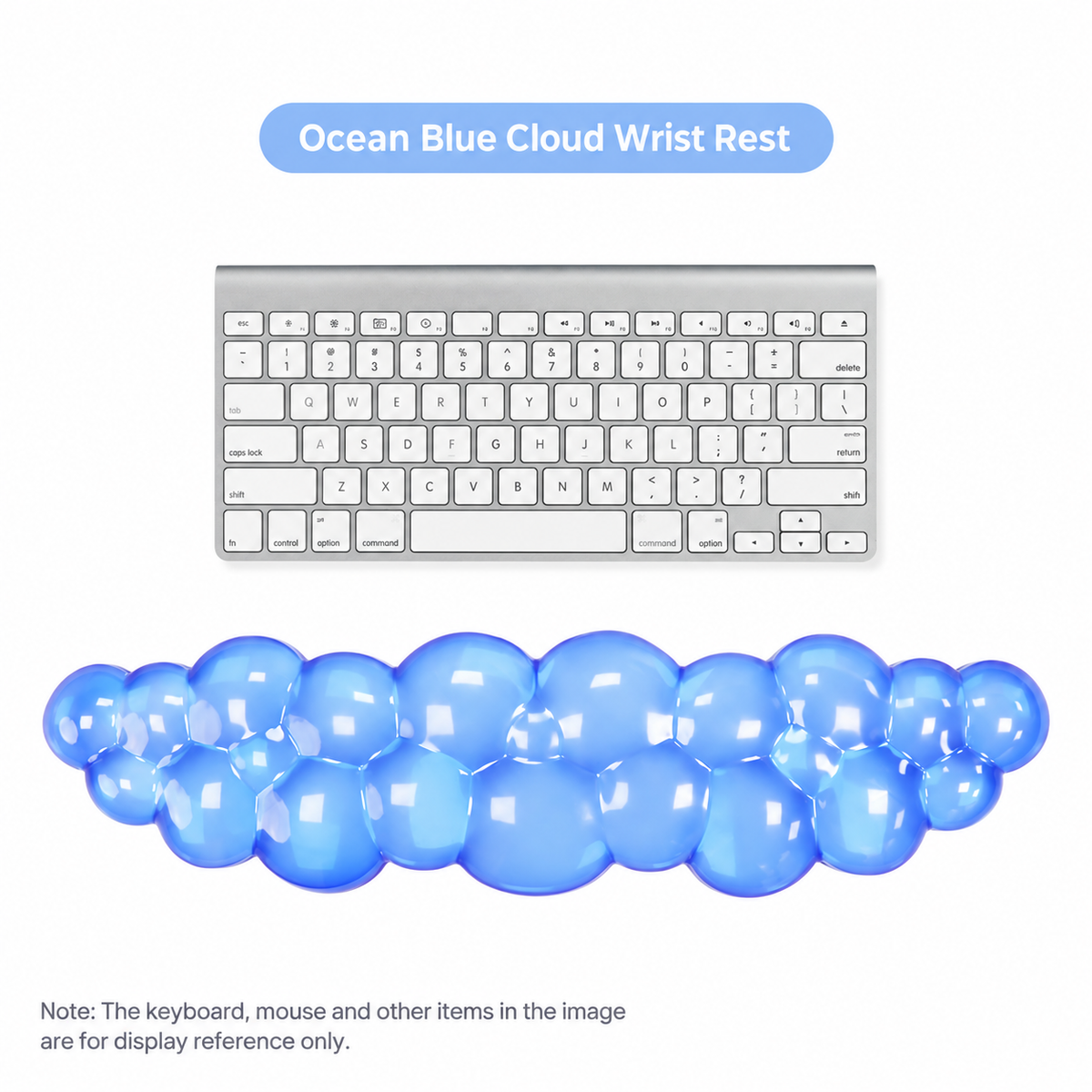 ☁️ Cloud Gel Wrist Rest Set – Soft Keyboard & Mouse Support for Work, Study & Gaming