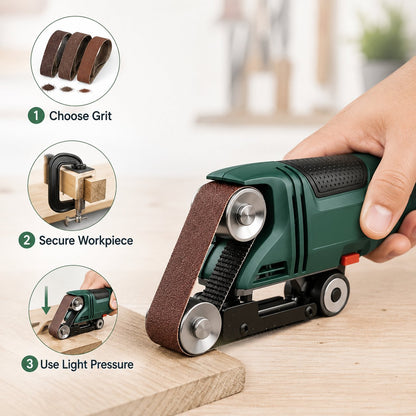 ⚡ Bosch Mini Handheld Belt Sander🔧