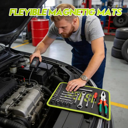 🛠️🧲Flexible Magnetic Tool Mat & Tray Holder