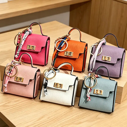 Mini Square Bag Pendant Keychain