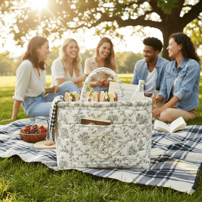 Car storage basket with handle - foldable washable storage basket and multi-purpose fabric box