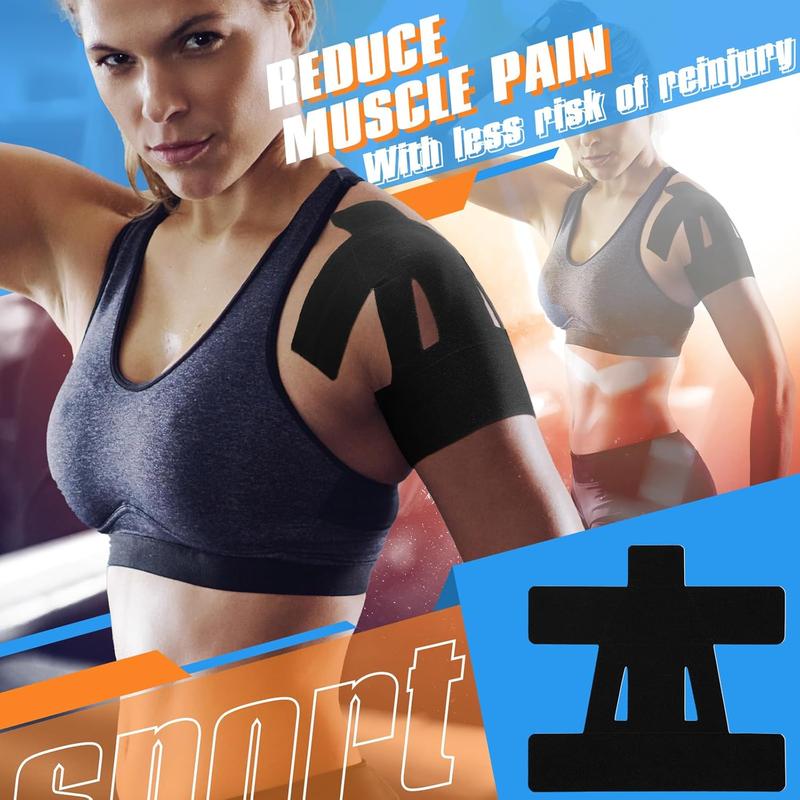🔥Pre-Cut Shoulder Kinesiology Tape (Multi-Color Pack) - Instant Pain Relief & Rotator Cuff Support