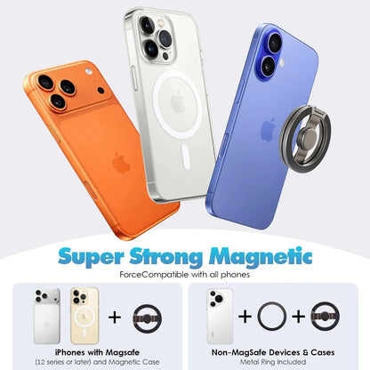 Magnetic Phone Stand & Fidget Spinner – 360° Foldable MagSafe Holder
