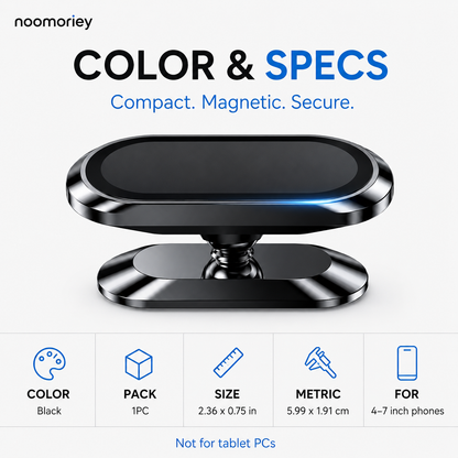 360° Magnetic Car Phone & Tablet Mount with Suction Cup
