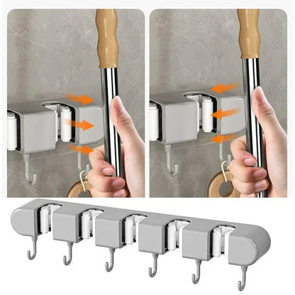 4 Slot & 5Hook Wall Mounted Holder