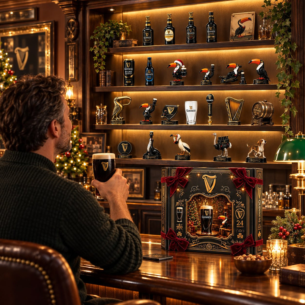 Guinness 2026 Limited Edition Advent Calendar 24-Piece Miniature Collectibles Holiday Countdown Gift for Beer Lovers & Collectors