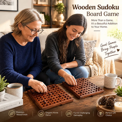 Wooden Sudoku Set & Guide