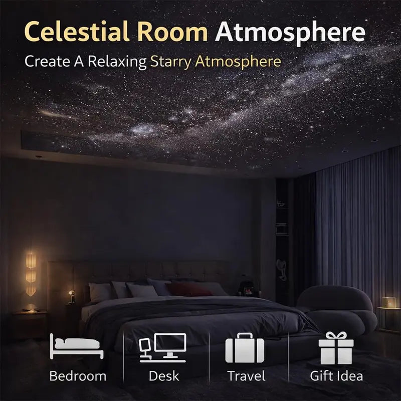 Galaxy Projector 2-in-1 Starry Sky Projector