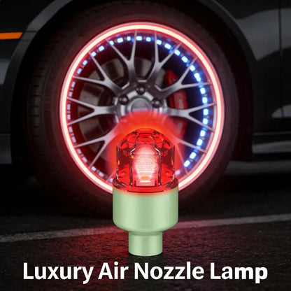 ✨ Motion-Activated LED Tire Valve Caps – Waterproof Auto-Glow Wheel Lights 🚗💥