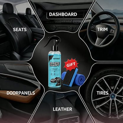 ✨🚗High‑Performance Car Plastic & Rubber Trim Restorer Spray