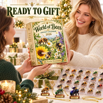 🐝 World of Bees 2026 Advent Calendar | 24 Unique Pollinator Keepsakes 🌿
