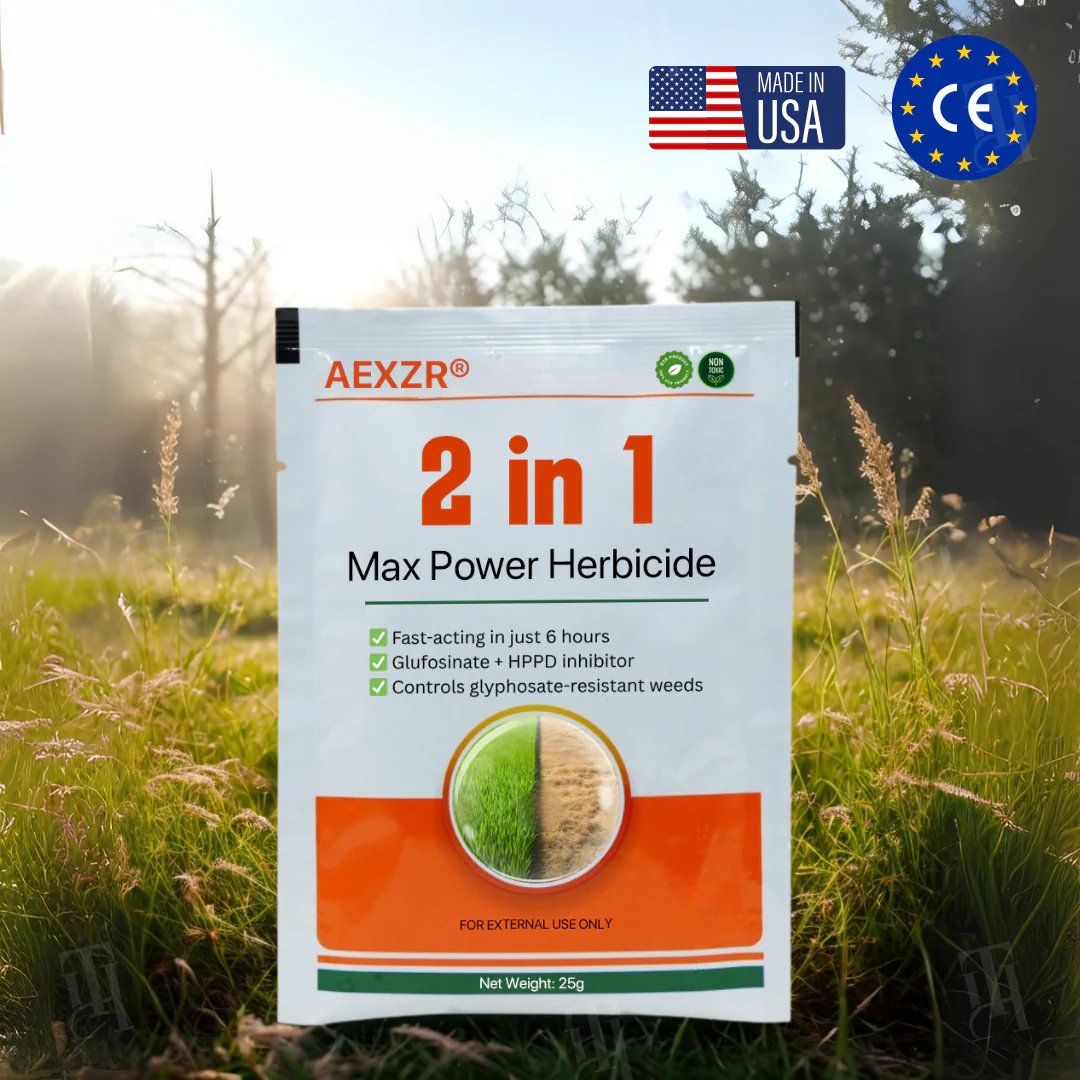 🏆 Professional Dual-Action Herbicide — Kills Toughest Weeds in 6 Hours! Non-Glyphosate Max Strength Formula ✨