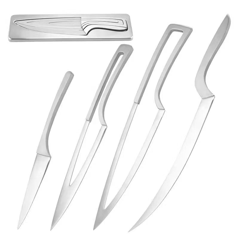 ✨ NestKnife Magnetic Japanese Steel Knife Set | Space-Saving Kitchen Upgrade