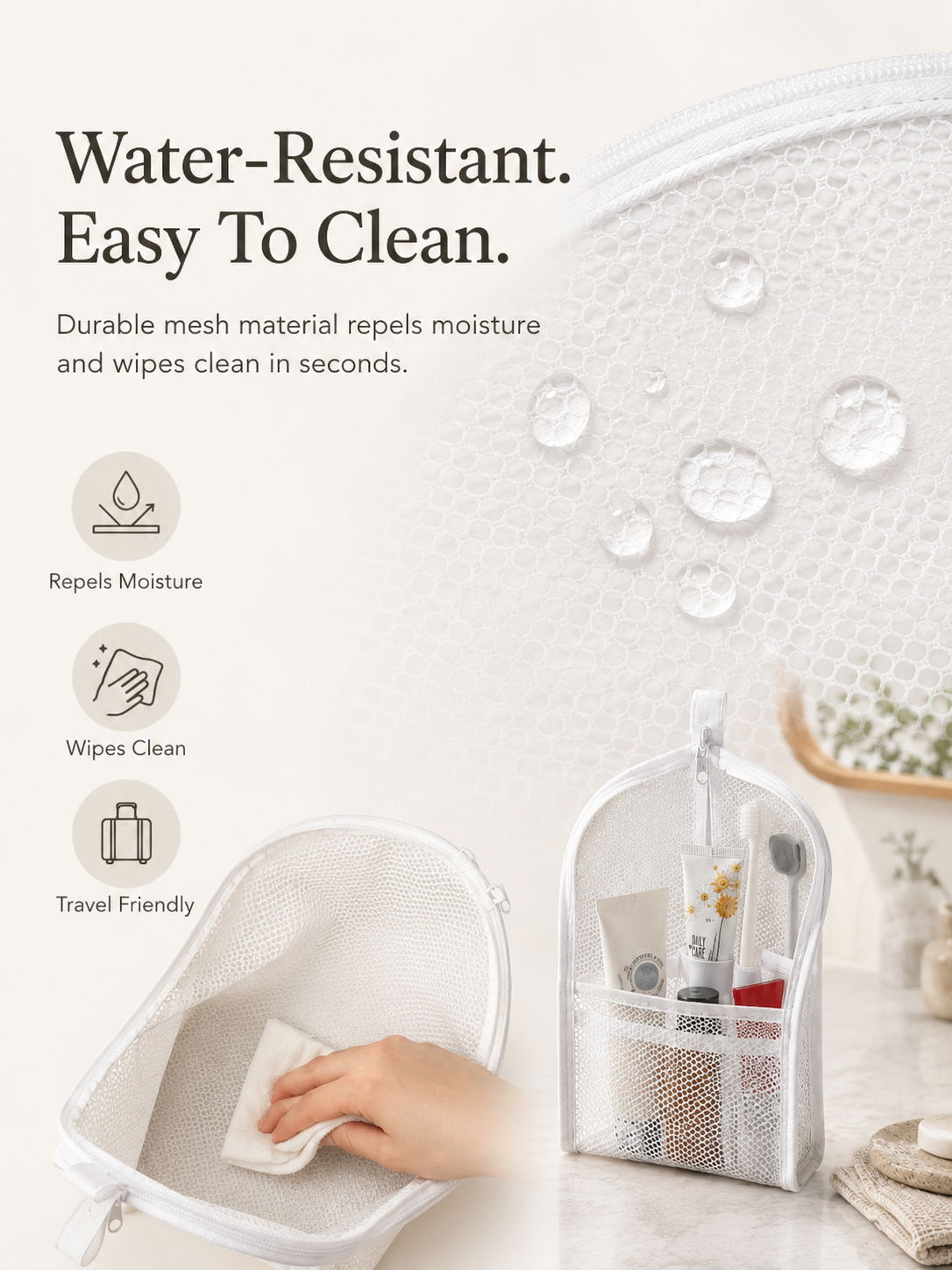 Standli – Self Standing Travel Toiletry Pouch