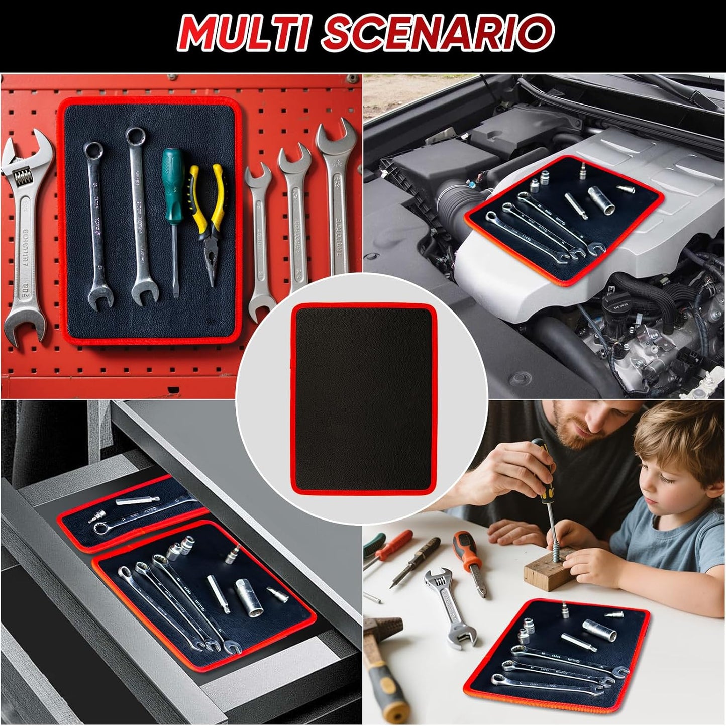 Father's Day Special – 50% OFF!🛠️‌Flexible Magnetic Tool Mat & Tray Holder