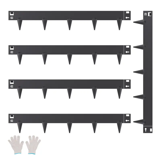 Galvanized Steel Garden Edging – 5-Pack, Flexible & Rust-Resistant Landscape Borders