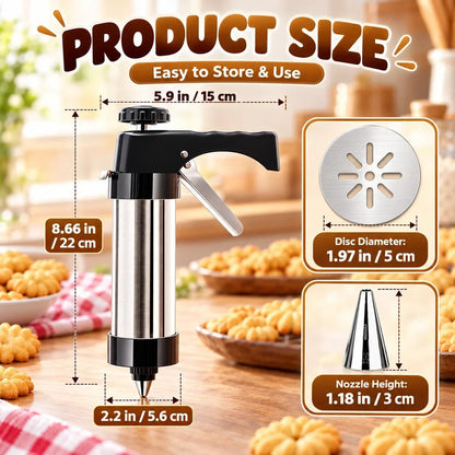🔥HOT SALE 50% OFF🍪Stainless Steel Cookie Press & Decorating Kit