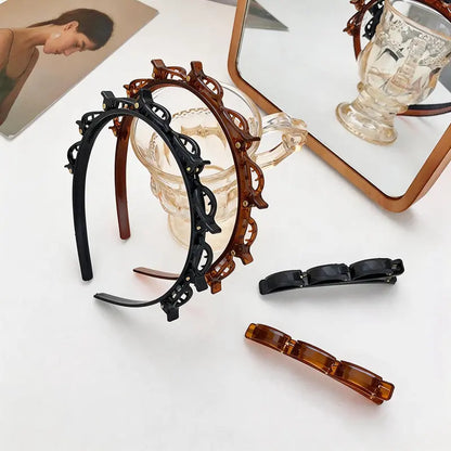Women's Minimalist Resin Headbands (2-Pack)
