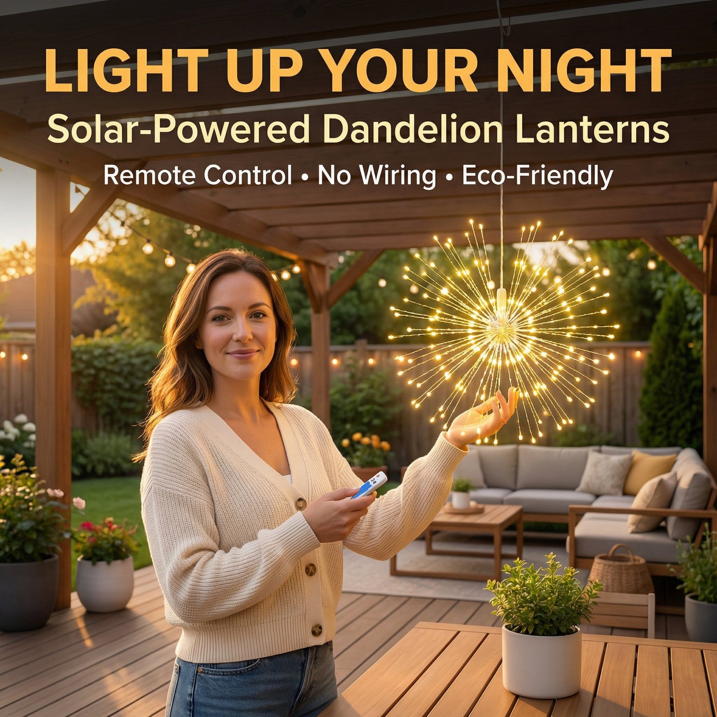 🌓Last Day 49% OFF-🎆 4-Pack Solar Fireworks Lights — 480 LEDs