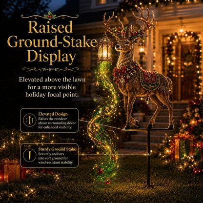 ✨🦌Light-Up Reindeer Christmas Yard Stake