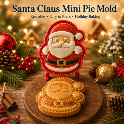 🎄Christmas Mini Pie Mold Collection – 9 Reusable Embossed Holiday Designs