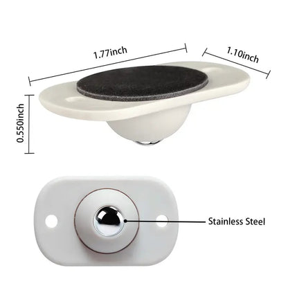 8 Counts Self Adhesive Mini Caster Wheels, 360 Degree Rotation,durable,Strong Load Low Noise Self Caster Wheels