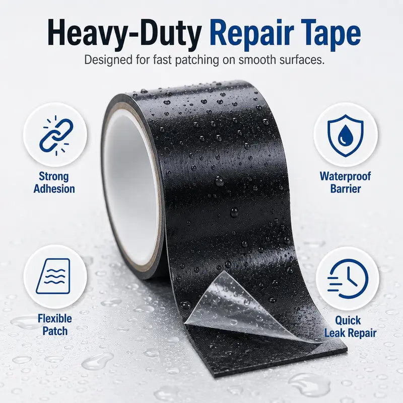 ✨Heavy-Duty Waterproof Seal Repair Tape – Strong Adhesive Leak Patch for Roof & RV