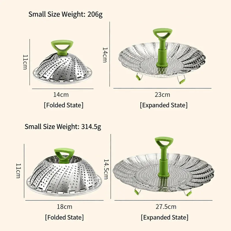 Stainless Steel Vegetable Steamer Basket