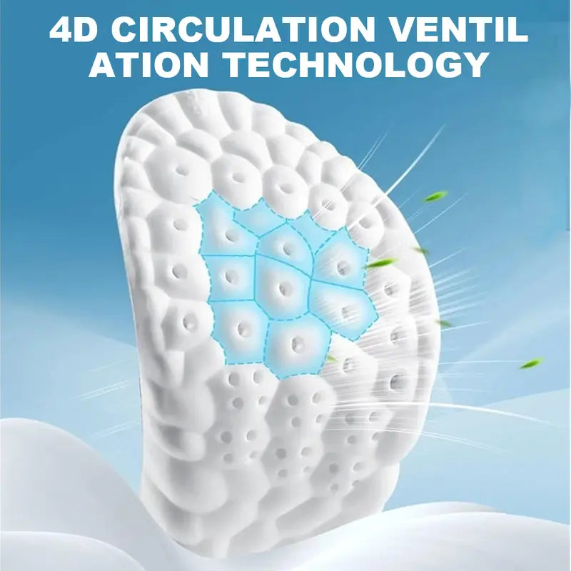 4D Shoe Cloud Insoles for Men Women