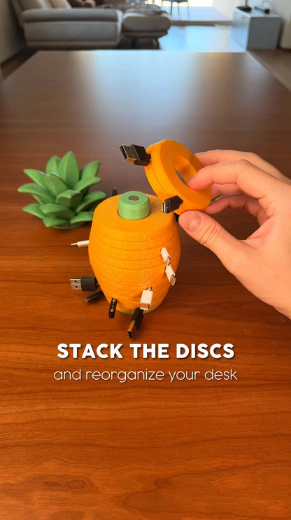 Cute Magnetic Cable Organizer – Keep Your Desk Clean & Cables Always Within Reach