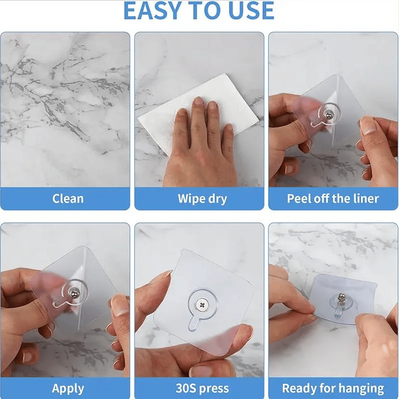 🔥Limited Time 49% Off✨⚡Drill Free Adhesive Hooks