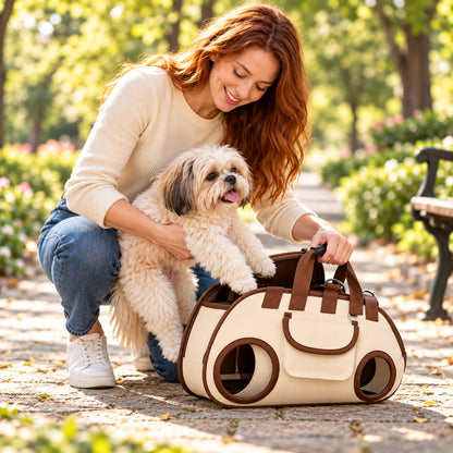 🐾 Hands-Free Pet Sling & Harness Carrier