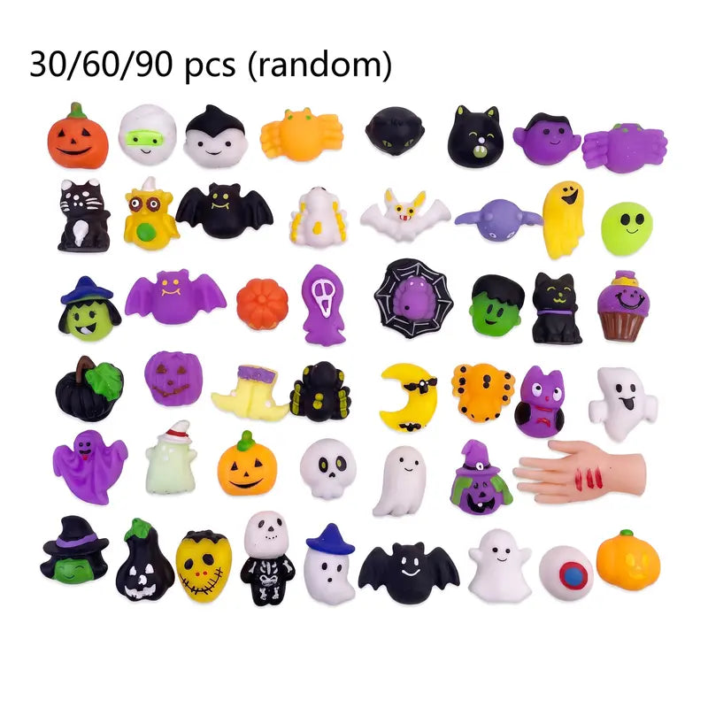 Halloween Squishies Stress Relief Toy Set